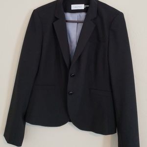 Calvin Klein suit with sleeveless blouse